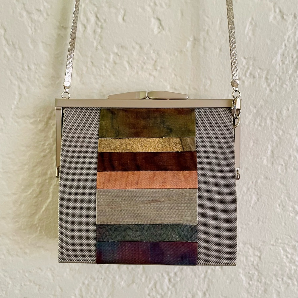 Bo’s Art Studio (The Opera Collection) Metallic Mesh Evening Bag